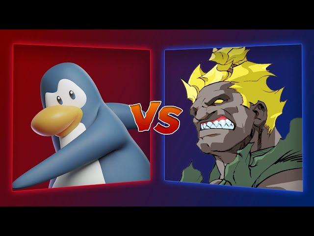 MUGEN Battle - Club Penguin vs Rare Akuma