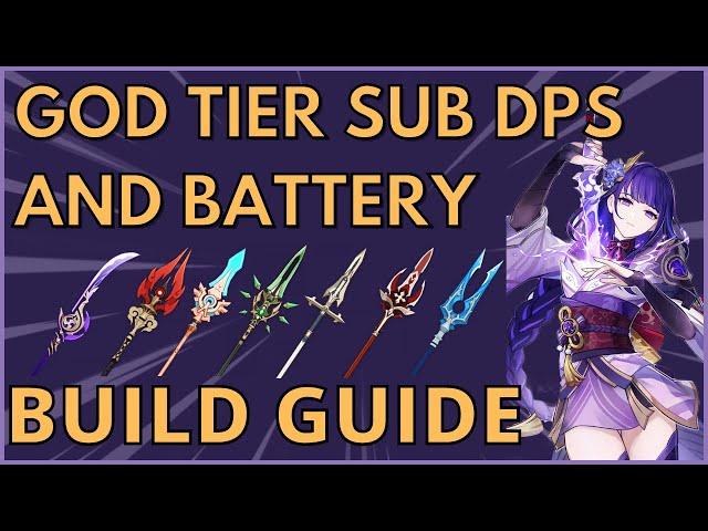 RAIDEN SHOGUN BUILD GUIDE | Artifacts, Weapons, Tips | Genshin Impact