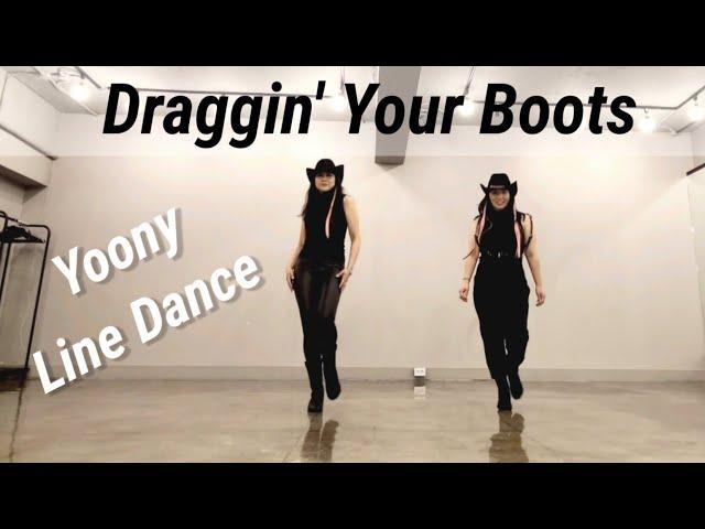 Draggin' Your Boots[Line Dance]#Yoony Line Dance#황윤희라인댄스