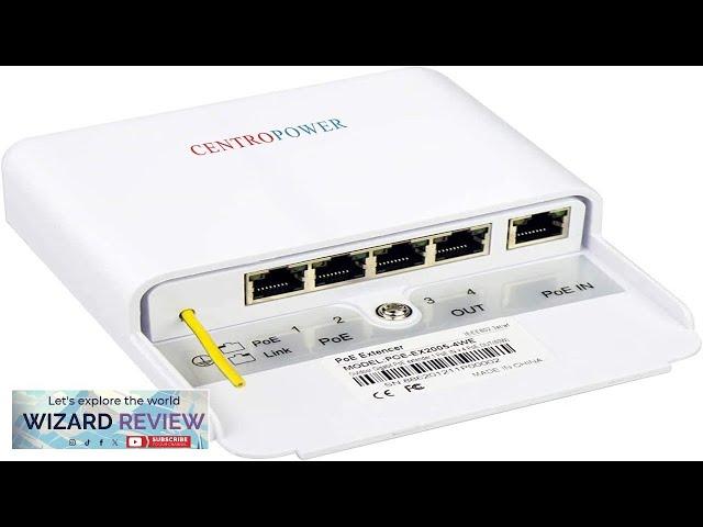 5 Port Outdoor POE Switch/Extender/Booster 60W 48V 10/100/1000M POE Passthrough Switch Review