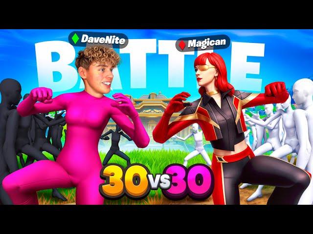 30x TEAM SCHWARZ vs. 30x TEAM WEIß in FORTNITE! ️