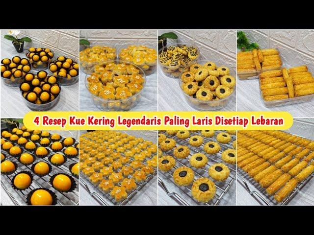 4 RESEP KUE KERING YANG WAJIB ADA DISAAT LEBARANKUKER LEGENDARIS PALING ENAK_Paling Mudah Dibuat