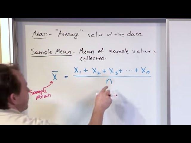 Lesson 10 - Statistics Population Mean & Sample Mean