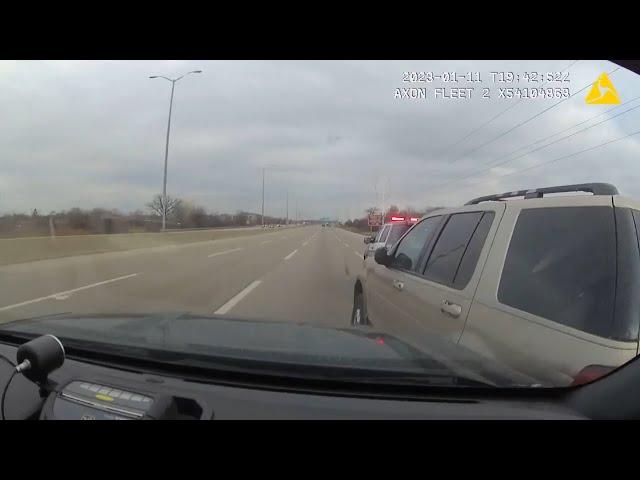 Dashcam: Abuser Hits 2 Squads in High-Speed Chase, Wrong Way Driving