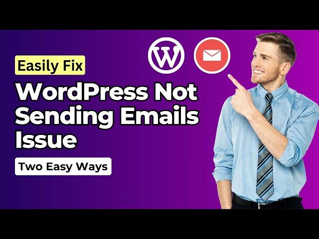 How to Fix WordPress Not Sending Email Issue | WordPress Tutorial for Beginners