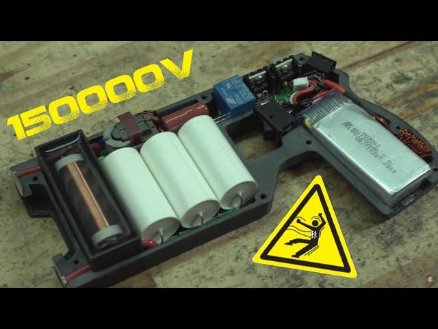 Making the 150 000 V Stun Gun ft. ElectroBOOM