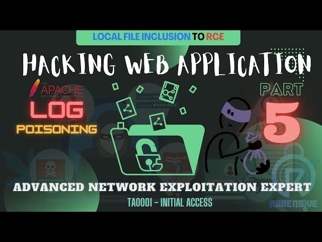 10 - Web4Shell - File Inclusion to RCE (part 5) [Apache Log Poisoning ]