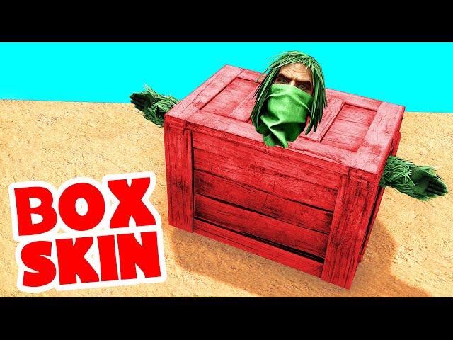 I DISGUISED MYSELF AS A BOX! STEALTH RAIDS! (Ark Survival Evolved Trolling)