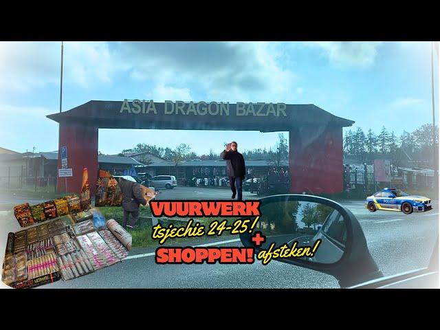 VUURWERK SHOPPEN TSJECHIË + AFSTEKEN-ASIAN DRAGON BAZAR+LIPOVY! (24-25)