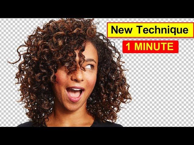 Cut Out Hair NEW TECHNIQUE Photoshop Tutorial