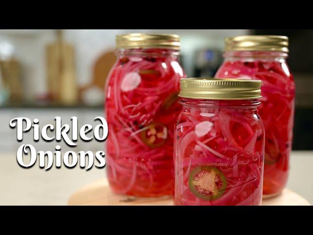 HOW TO MAKE PICKLED ONIONS/CEBOLLA ENCURTIDA: Elevate Your Cooking Game/Great on Almost Everything!