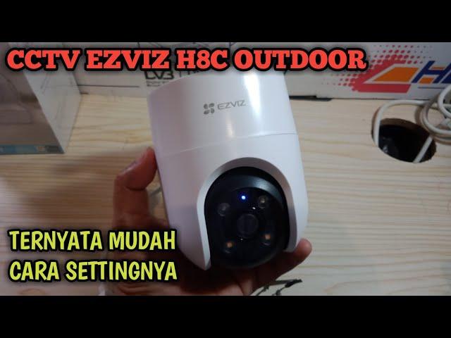 Cara setting cctv Ezviz H8C pantau lewat hp || Ezviz outdoor