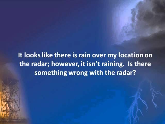 How weather radar works