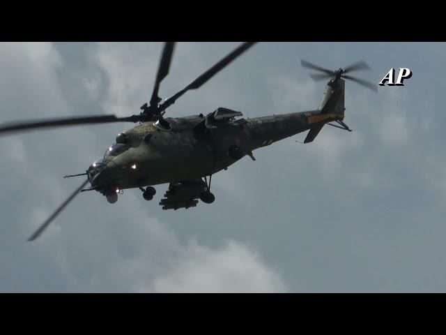 Mi-35M und Ka-52 MAKS 2021