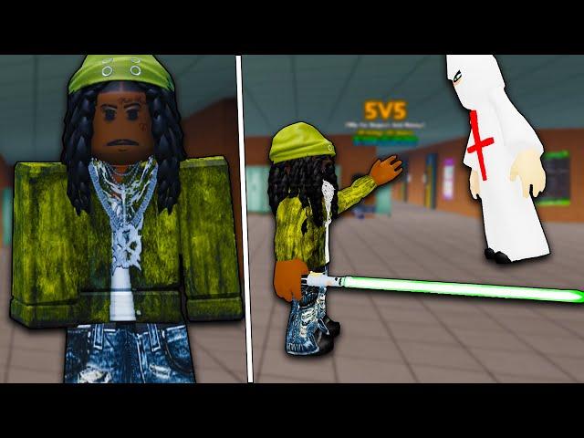 Trolling Racist Roblox Players With Exploits - Fight In A School