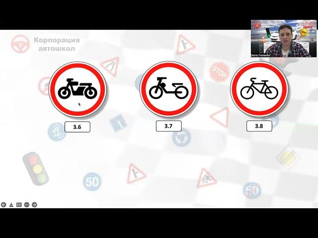 33. Дорожні знаки. 3.Заборонні знаки 4.Наказові знаки 6.Знаки сервісу. ПДР 2023.