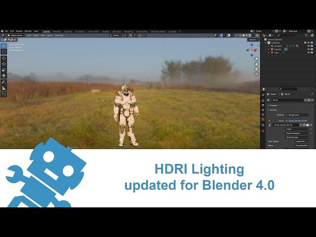 HDRI Lighting updated for Blender 4.0