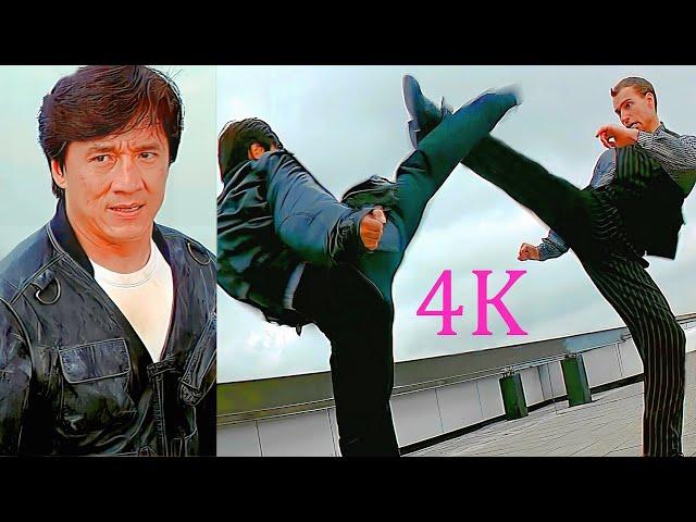 Драка на Крыше. Кто Я. Джеки Чан. Who Am I. Jackie Chan.