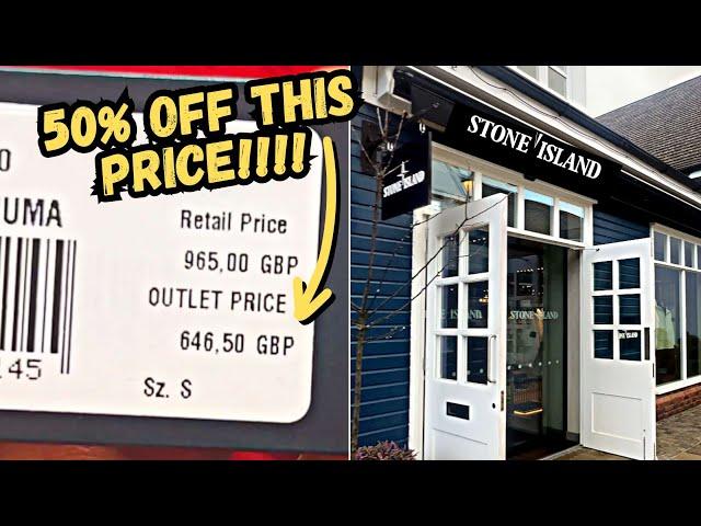 BICESTER VILLAGE 'STONE ISLAND' HAD 'INSANE' PRICES!!!! BETTER THAN HACKNEY WALK OUTLET