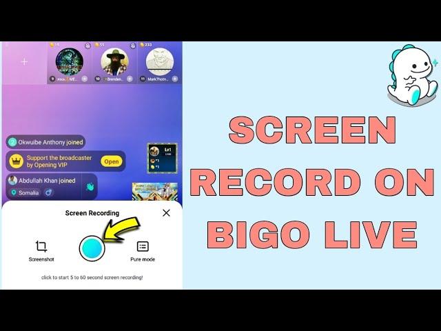 How to Screen Record Bigo Live Stream