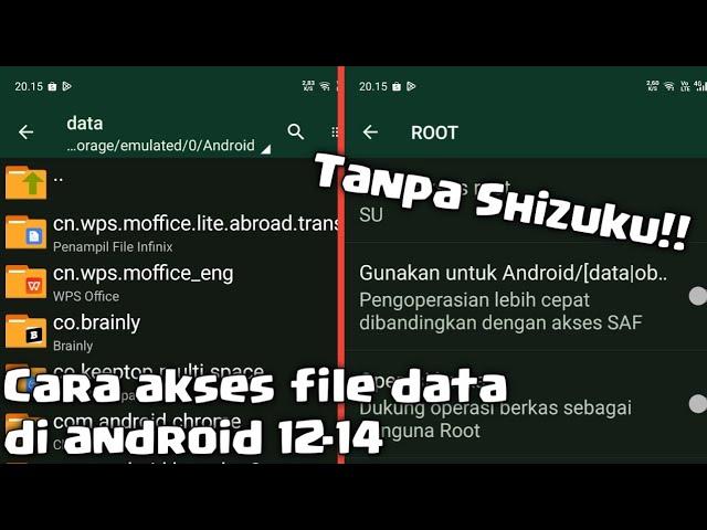 Cara Membuka File Data  Di Android 12-14 Tanpa Shizuku