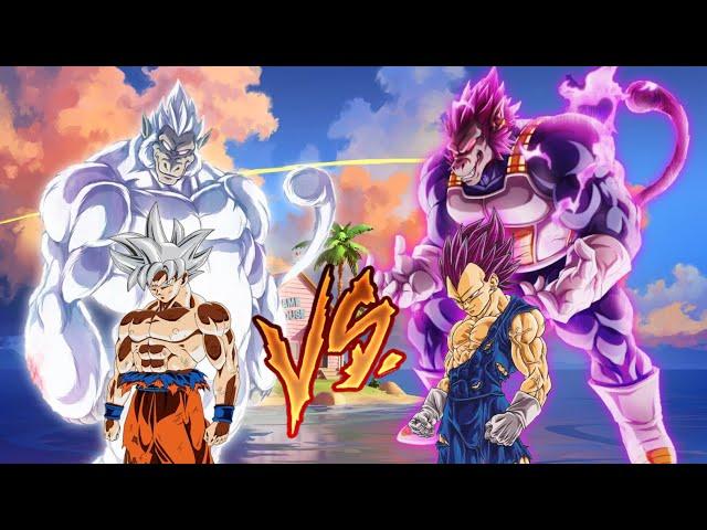Who Is Strongest? : Goku Vs Vegeta ( All Evolutions )