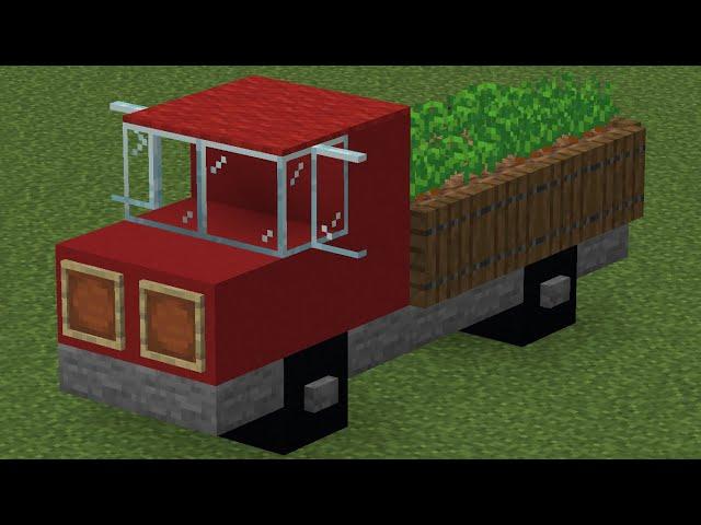 how to make a truck in minecraft