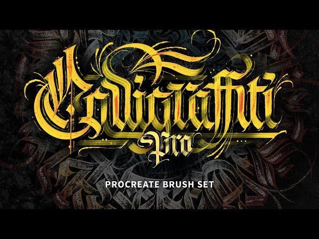 Calligraffiti Pro Procreate Brush Set Demo