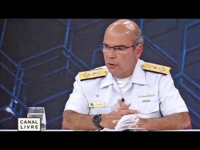 Almirante Olsen, Comandante da Marinha do Brasil, entrevistado do CANAL LIVRE 03/03/2024 Versão FULL