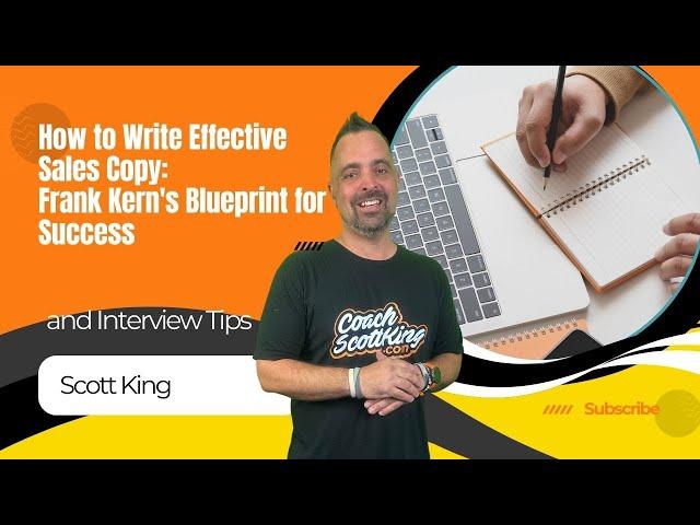 How to Write Effective Sales Copy: Frank Kern's Blueprint for Success