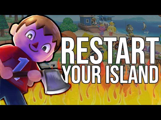 How to RESTART your Island in Animal Crossing: New Horizons!