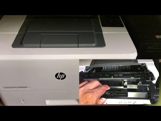 How to Add and Remove Print Cartridge of hp Laser Jet Pro M404dn Printer