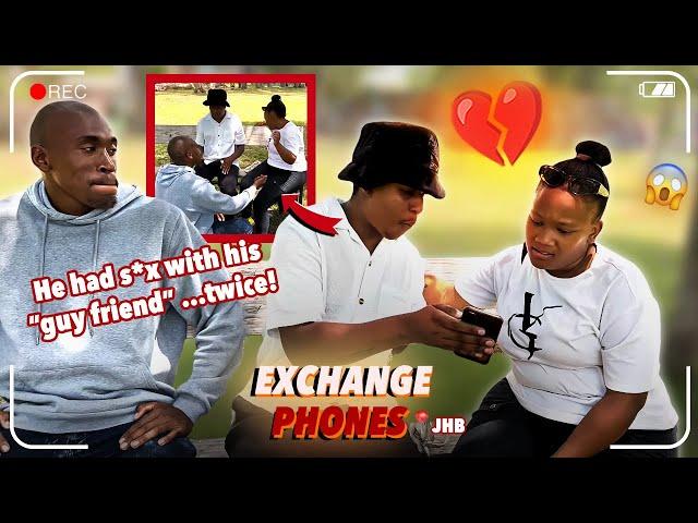 Making couples switching phones for 60sec   SEASON 3 SA EDITION | EPISODE 207 |