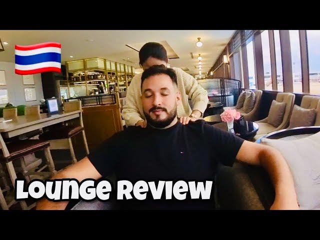FREE MASSAGE in the AIRPORT! Priority Pass Lounge DMK Bangkok