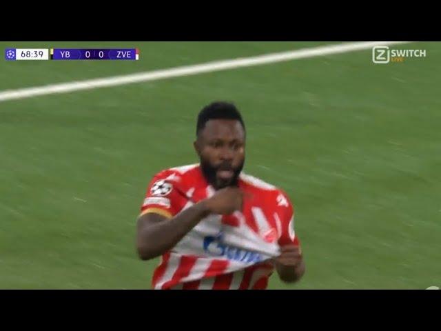 Guelor Kanga Goal | Young Boys vs Crvena Zvezda FK (0-1), Goals Results And Extended Highlights..