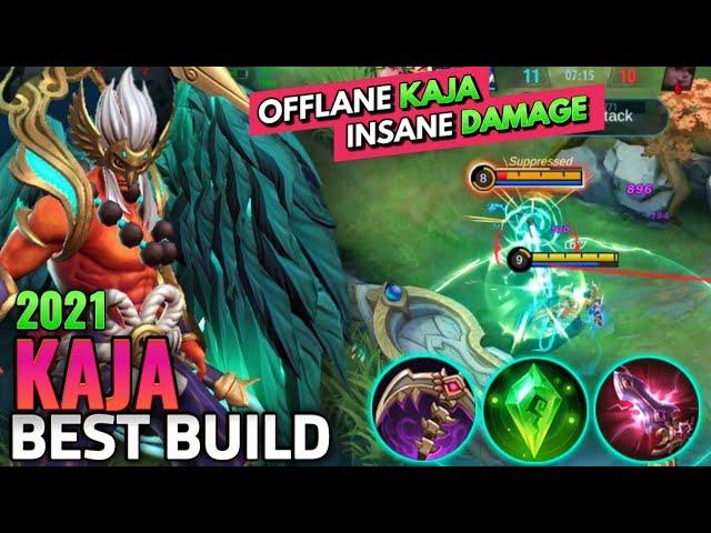 Offlane Kaja Best Build 2021 | Top 1 Global Kaja Build | Kaja Tutorial and Gameplay - MLBB