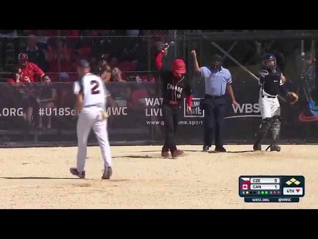 U-18 Men's Softball World Cup: Strikeout Master Jakub Osička