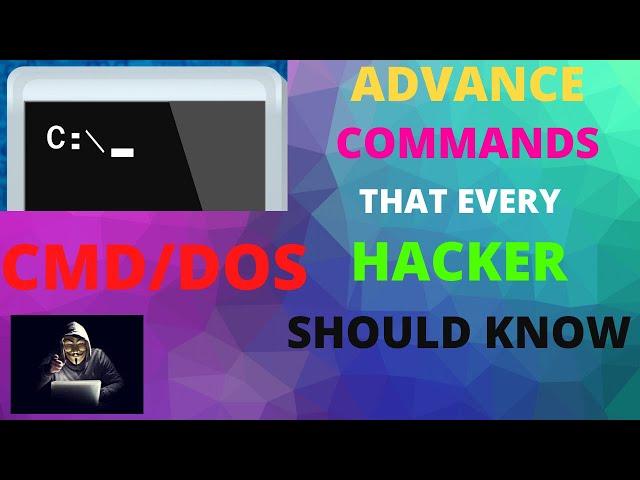 CMD/DOS Advance Commands That Every Hacker Should Know In Hindi!!!