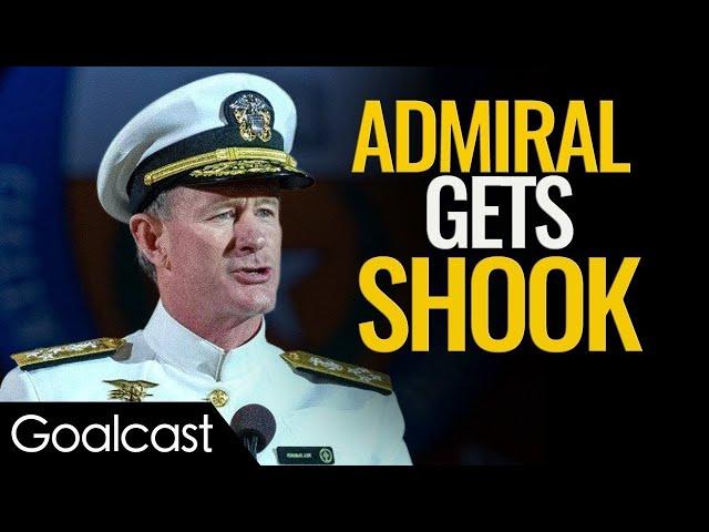 Navy SEAL Veteran Gets Wake Up Call From Worst Fear | Admiral McRaven | Goalcast Speech