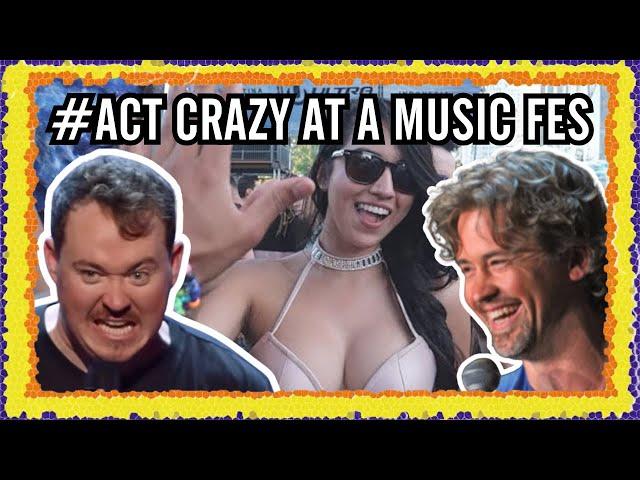 Act Crazy at a Music Festival | Matt and Shane's Secret Podcast Reacts