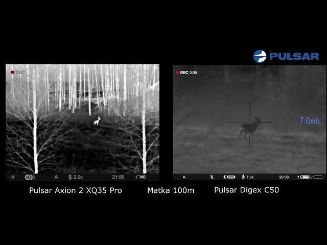 Pulsar Axion XQ35 pro thermal camera &  Digex C50 digital scope comparison