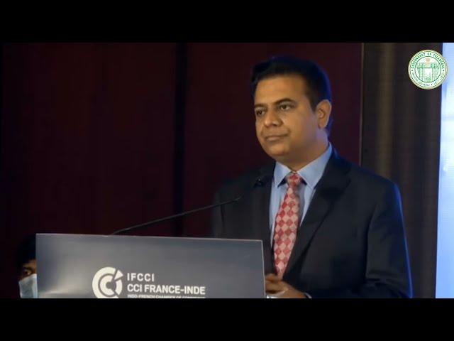 Minister KTR speech at the ​4th edition of Indo-French Investment Conclave in Hyderabad