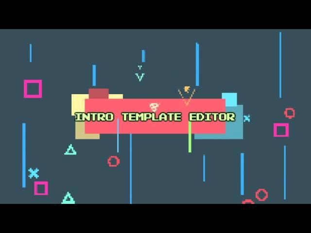 Pixel Intro Text | Template Creator Velosofy