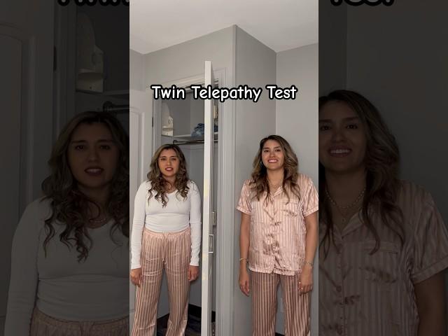 The twin telepathy test nobody asked for  #twins #twintelepathy #estradatwins #estrada