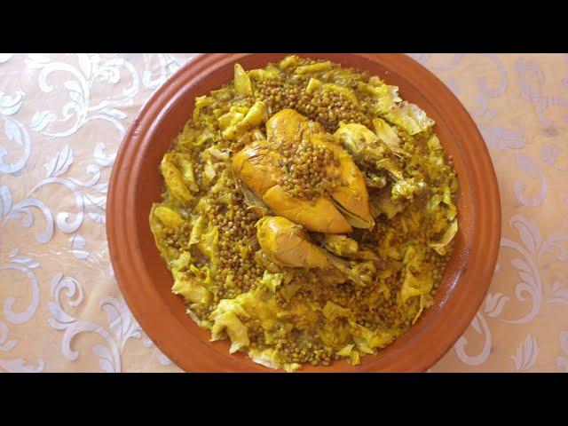 طريقة سهلة لتحضير الرفيسة المغربية بالدجاج