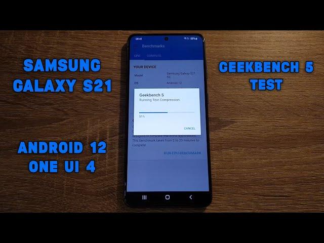 Samsung Galaxy S21 / Exynos 2100 - Android 12 (One UI 4) - Geekbench 5 Test