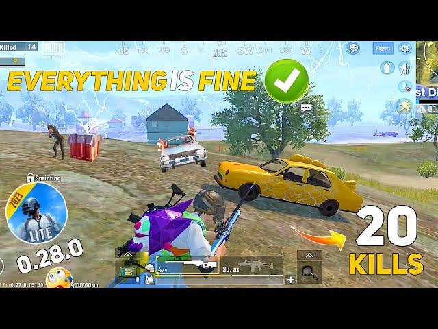 EVERYTHING IS FINE in PUBG LITE ?!! PUBG LITE NEW UPDATE 0.27.0 GAMEPLAY - PUBG LITE BGMI LITE