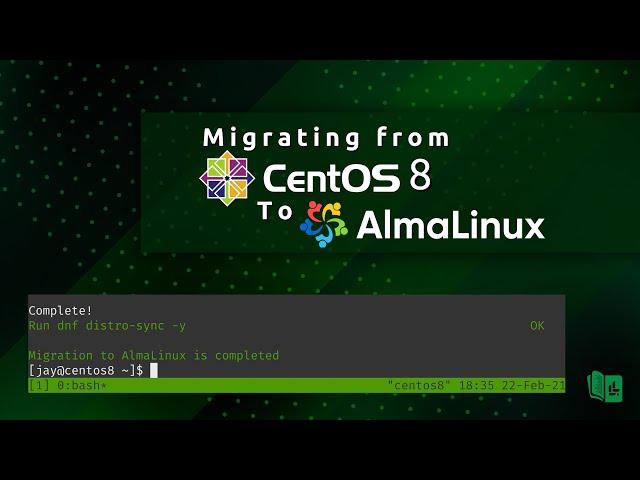 How to migrate CentOS 8 to AlmaLinux