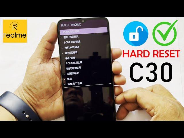 Realme C30 (RMX3581)  Forgot Password, Pattern/Screen Unlock, Hard Reset