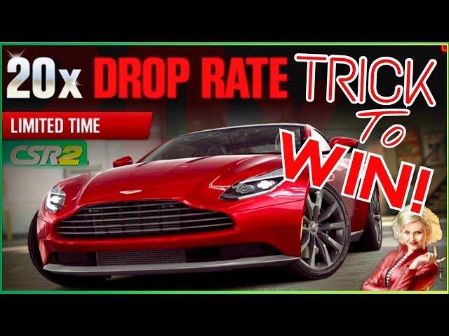 Trick To Win Aston Martin DB11 x20 GOLD CRATE PULL! INSANE LUCK!! | CSR Racing 2